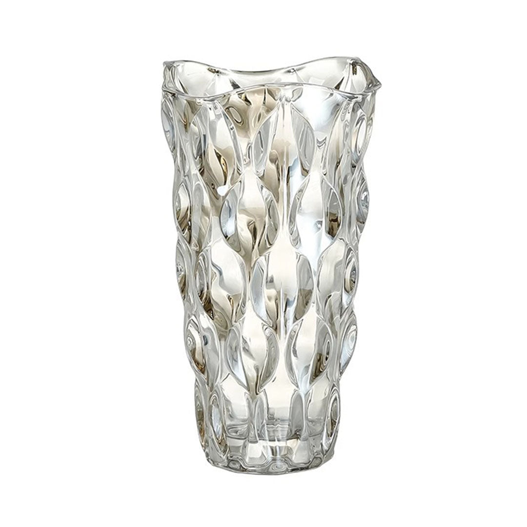 Glass Clear Vase Crystal VASE Thick Modern Home Decor 29cm