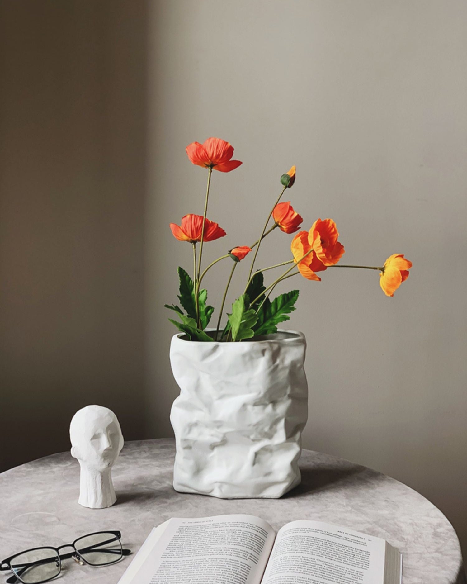Crumpled Paper Vase-1