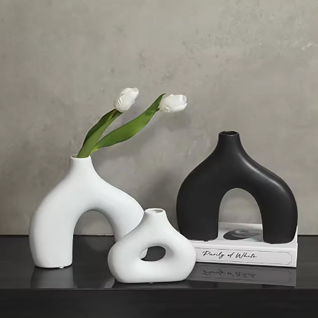 Arch Vase-White