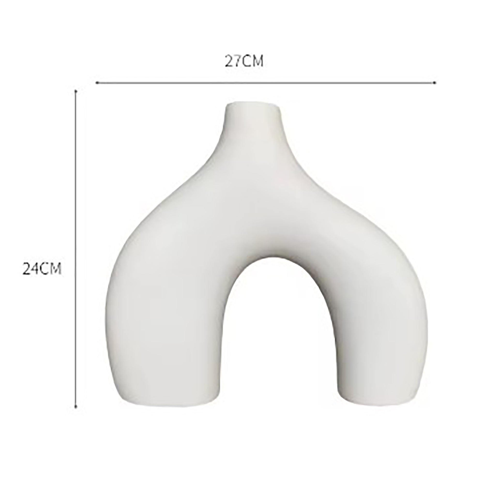 Arch Vase-White