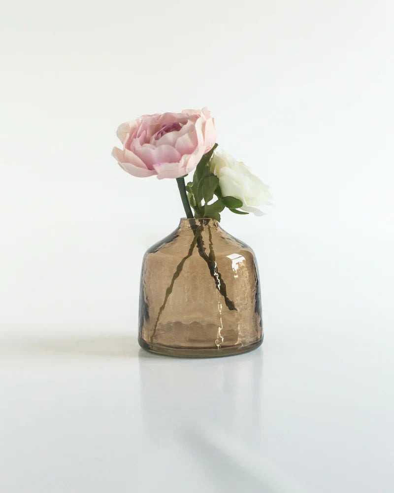 Bella Handblown Hammered Bud Vase-2