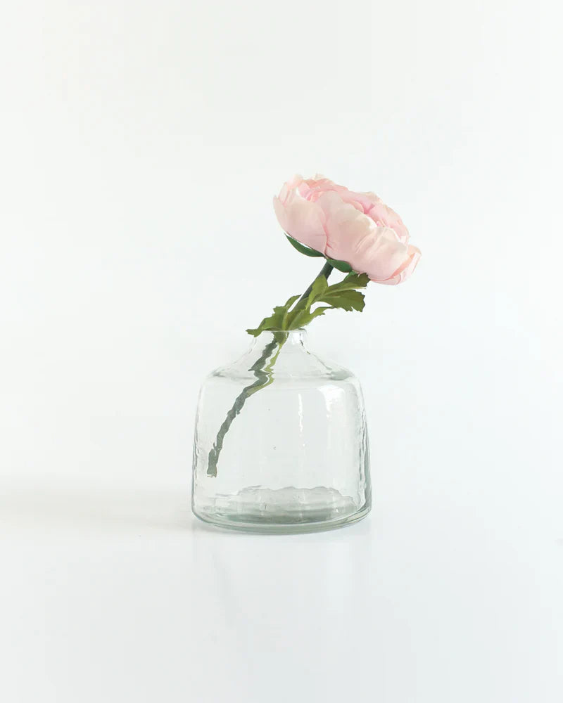 Bella Handblown Hammered Bud Vase-4