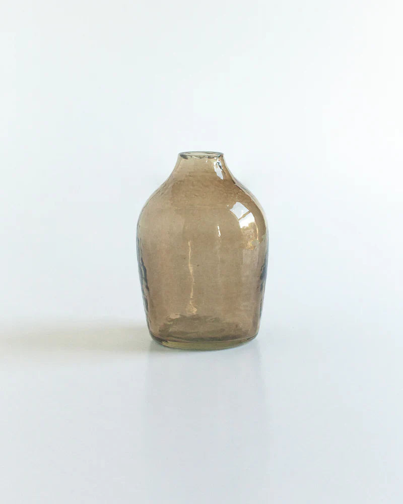 Haley Handblown Hammered Bud Vase-2