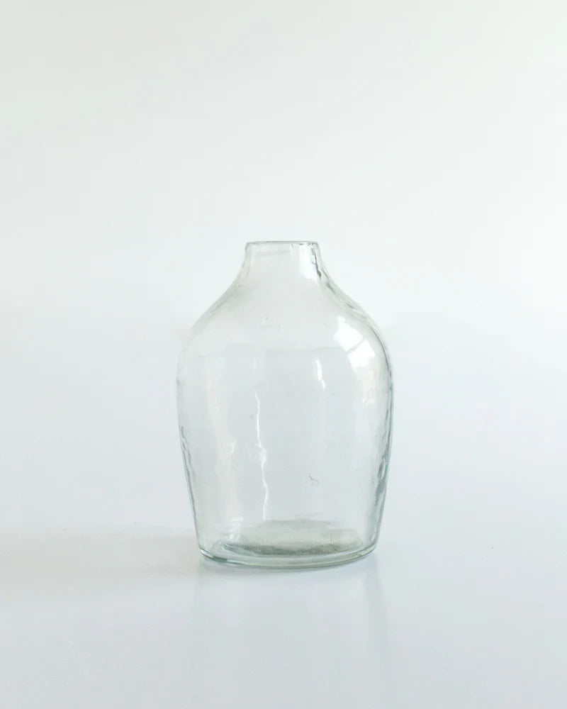 Haley Handblown Hammered Bud Vase-5