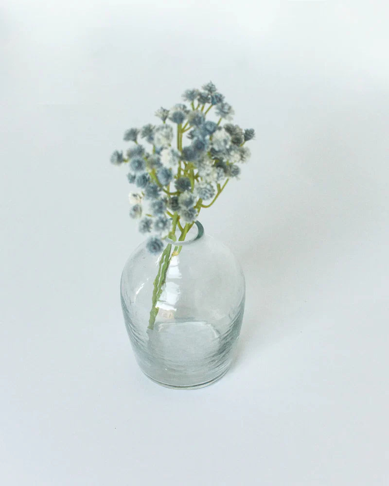 Haley Handblown Hammered Bud Vase-4