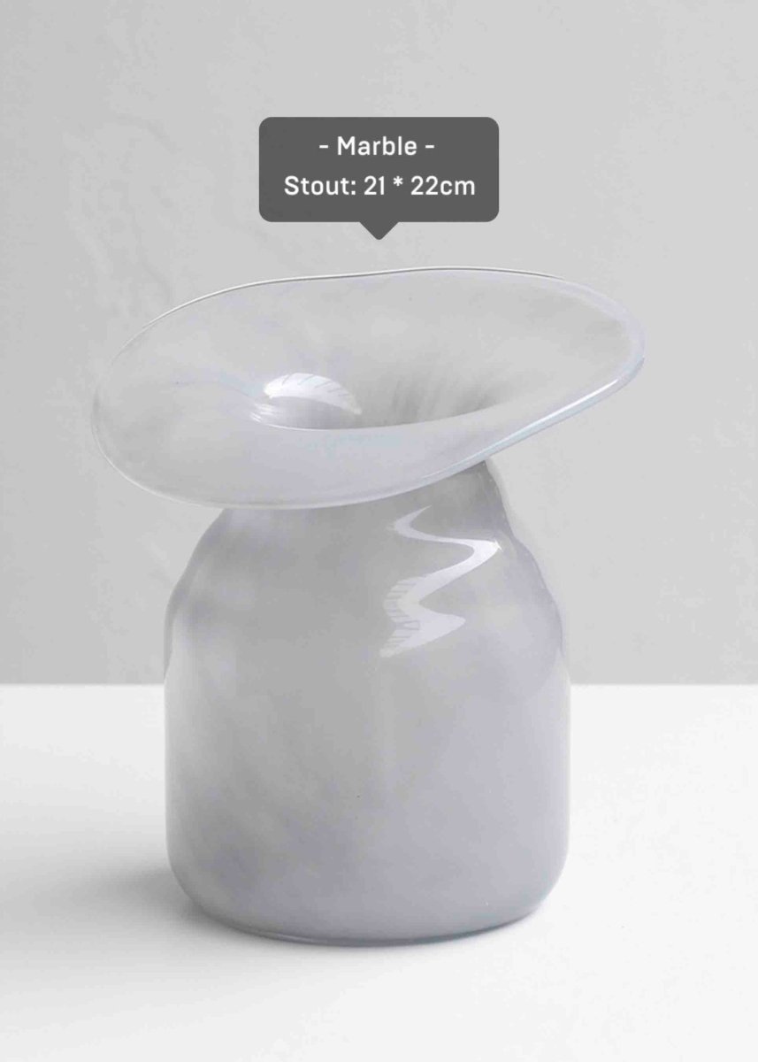 Contemporary Decorative Blooming Vase - Whimsical Eclectic Centerpiece Vases for Wedding & Dinner Party-12