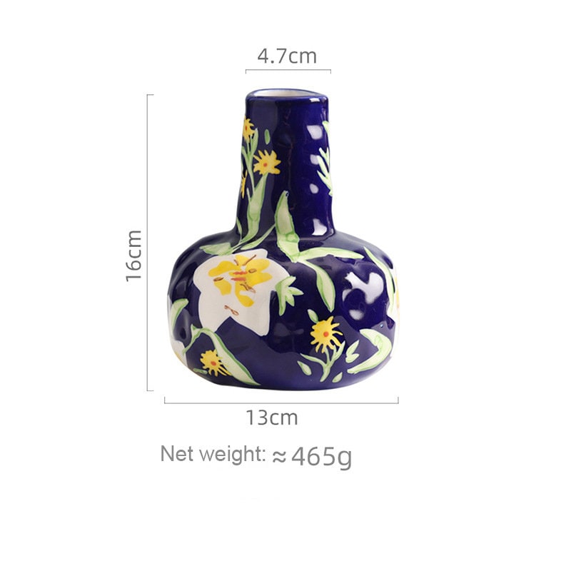 Hand Painting Ceramic Flower Vase-6